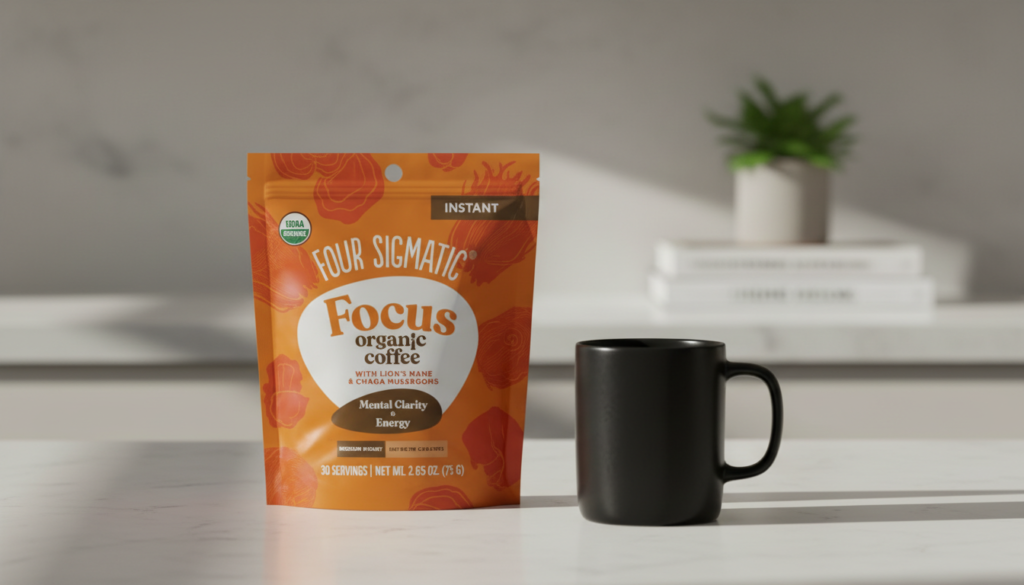 four sigmatic mushroom coffee brand